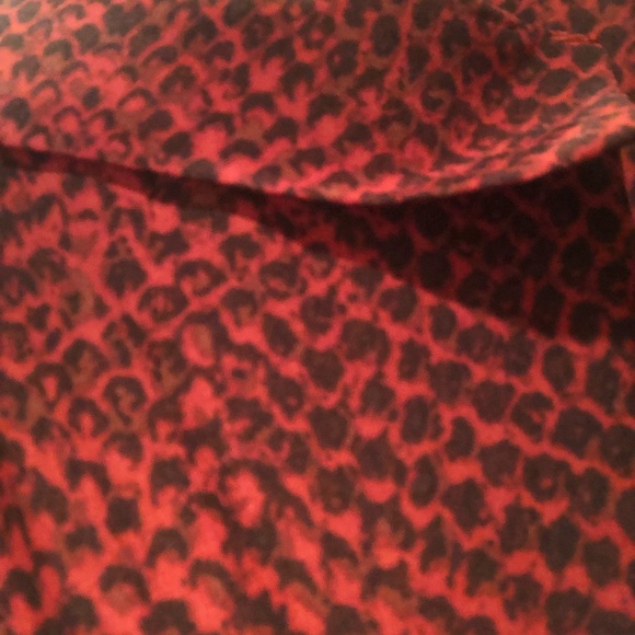 Red python blouse - Picture 6 of 7
